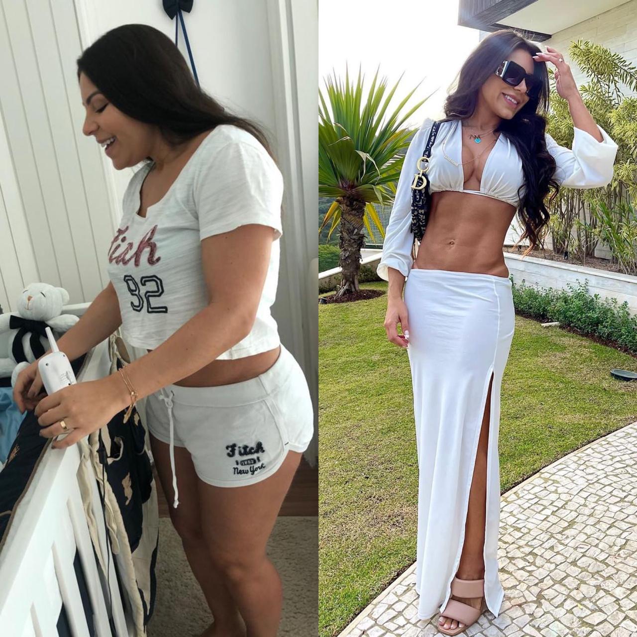 Antes e depois — transformação real WeFit